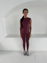 FLEX LEGGINGS - WINE