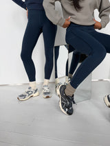 BASE COTTON RIB SOCK - CREAM