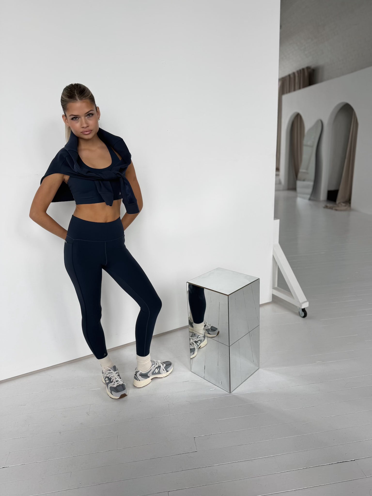 BASE COTTON RIB SOCK - CREAM