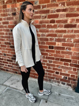 PREVAIL ZIP THROUGH JACKET - CREAM