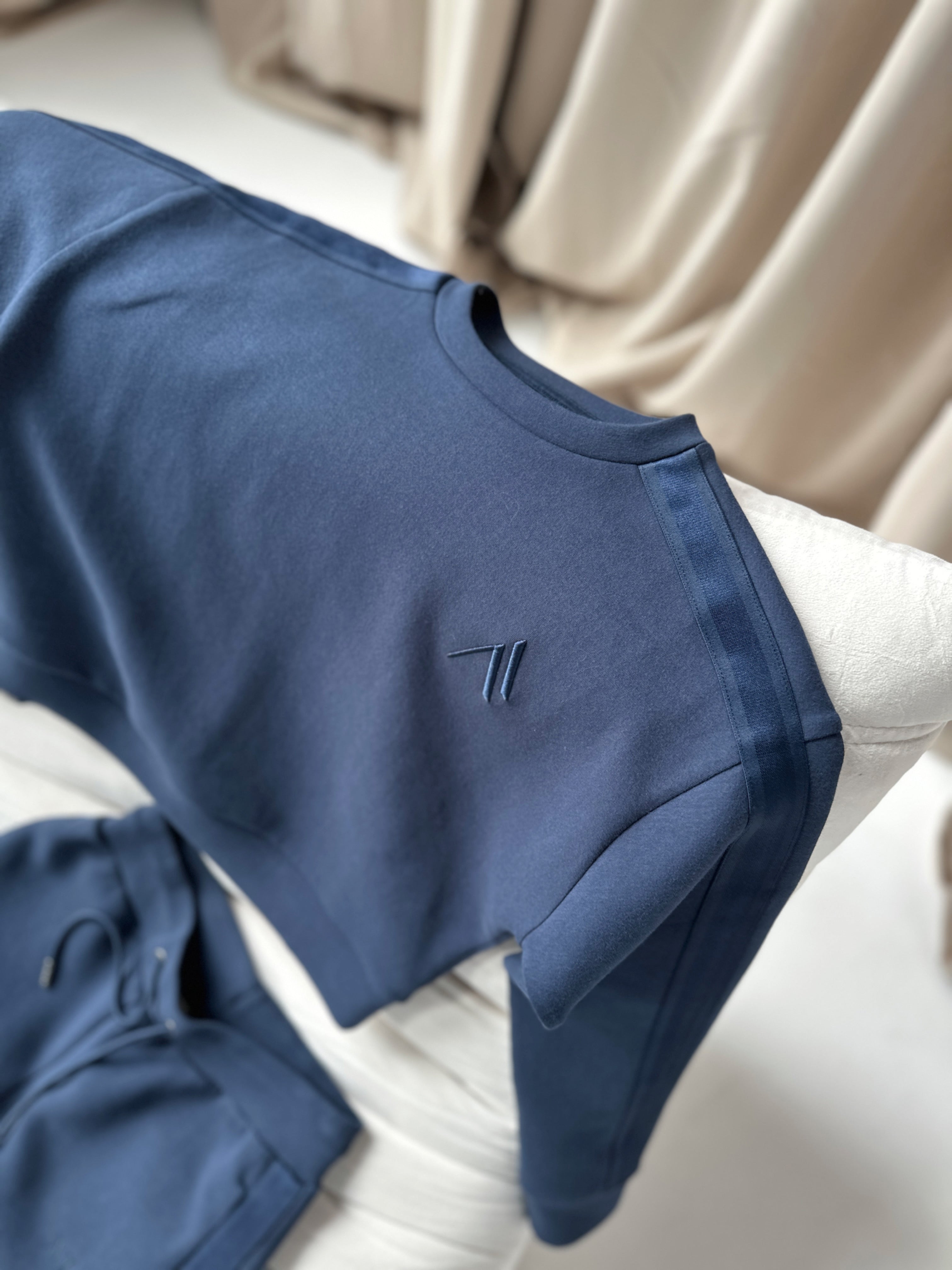 PRIME CREW SWEATSHIRT - NAVY