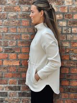 PREVAIL ZIP THROUGH JACKET - CREAM