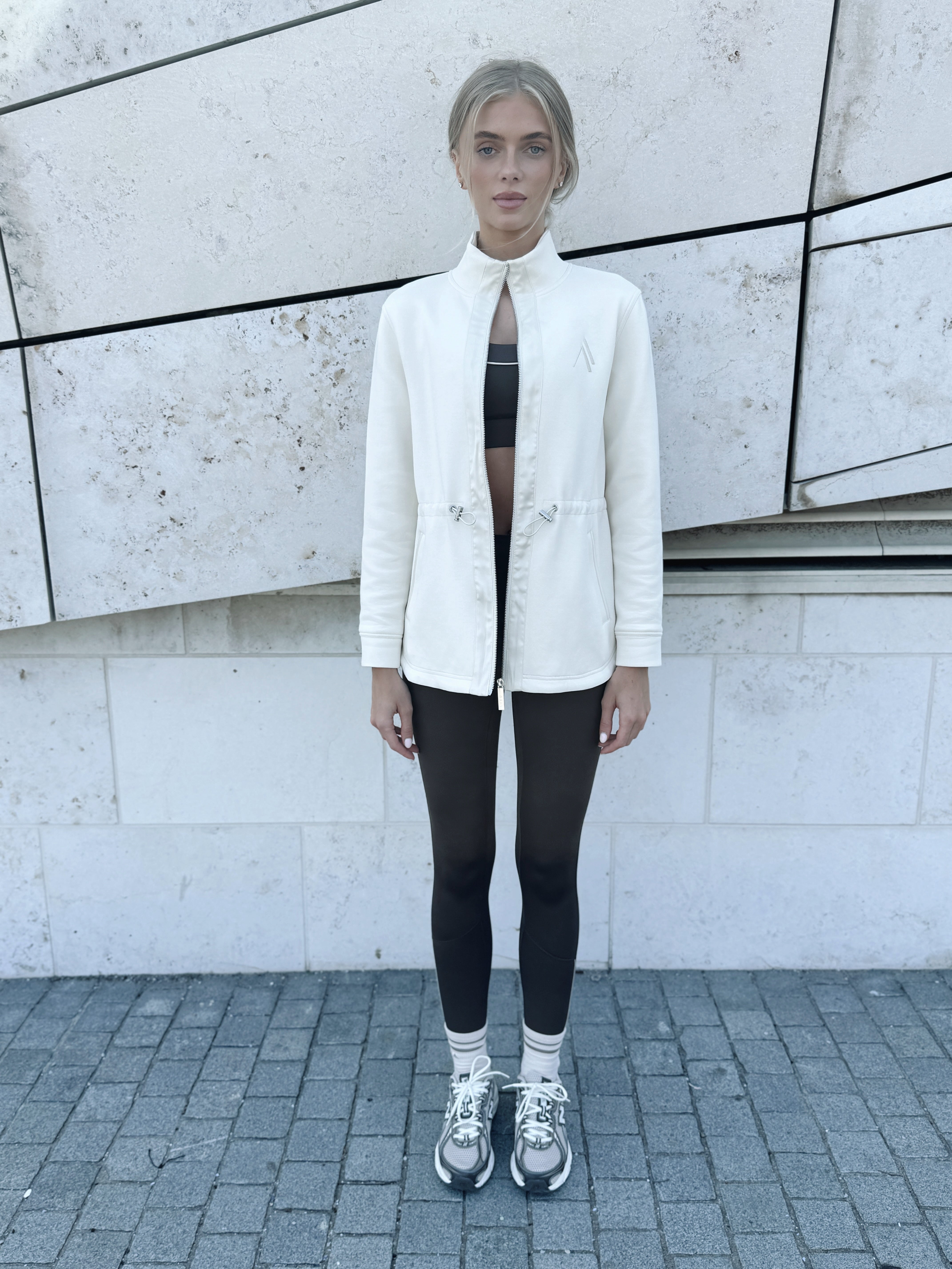 PREVAIL ZIP THROUGH JACKET - CREAM