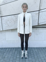 PREVAIL ZIP THROUGH JACKET - CREAM