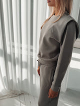 ALIGN PINTUCK SWEATSHIRT - ELEPHANT