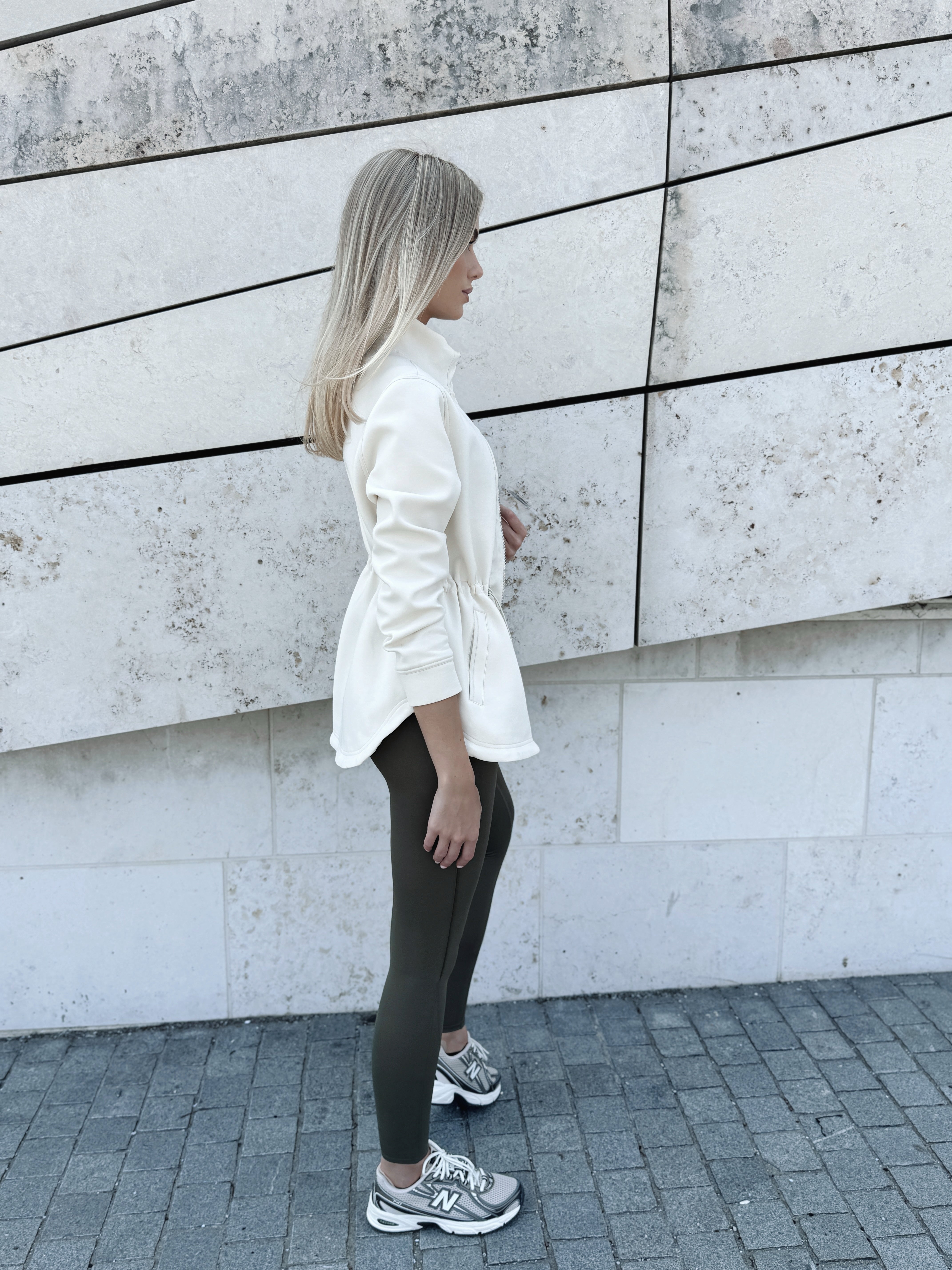PREVAIL ZIP THROUGH JACKET - CREAM
