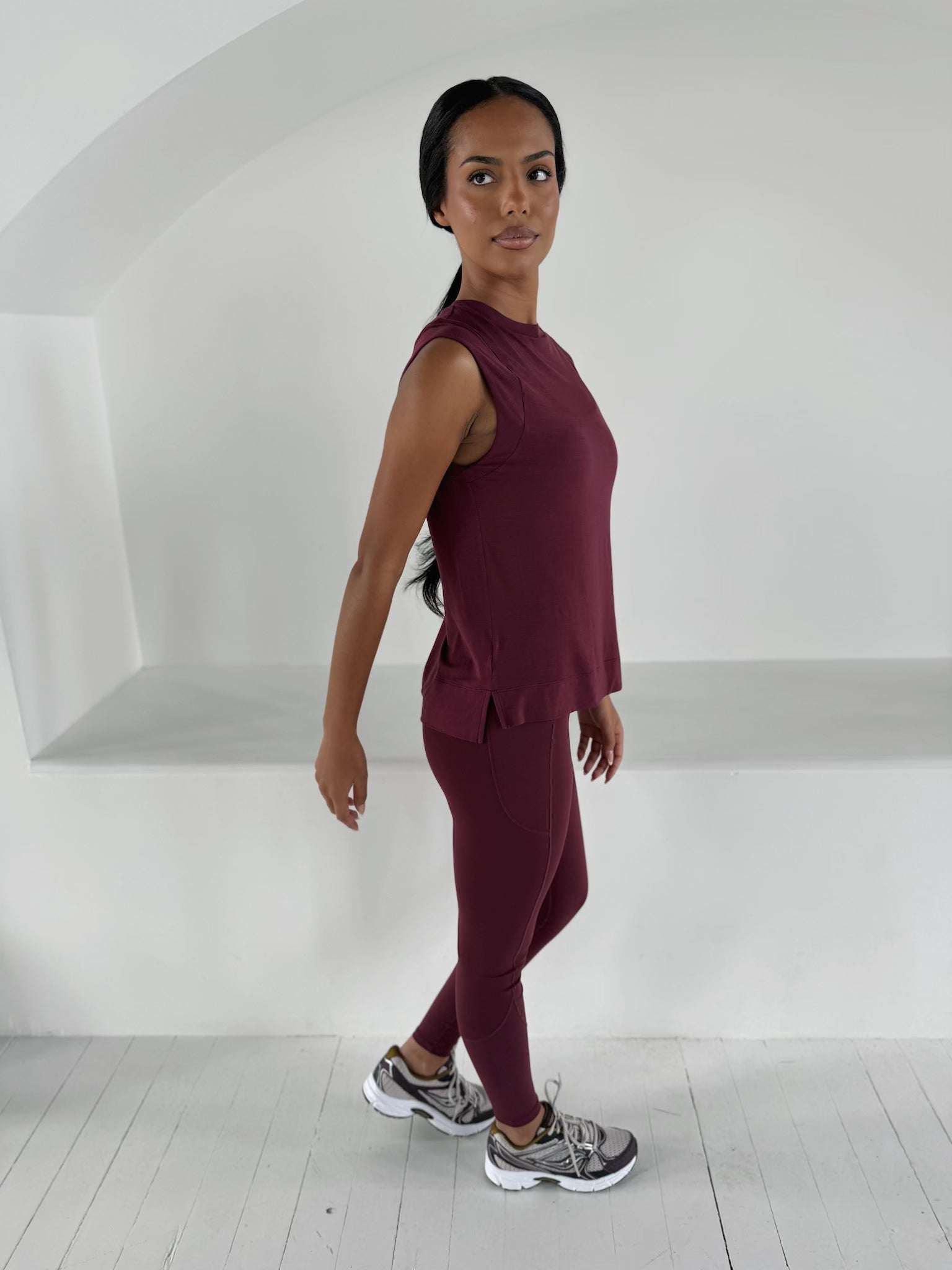 FLEX LEGGINGS - WINE