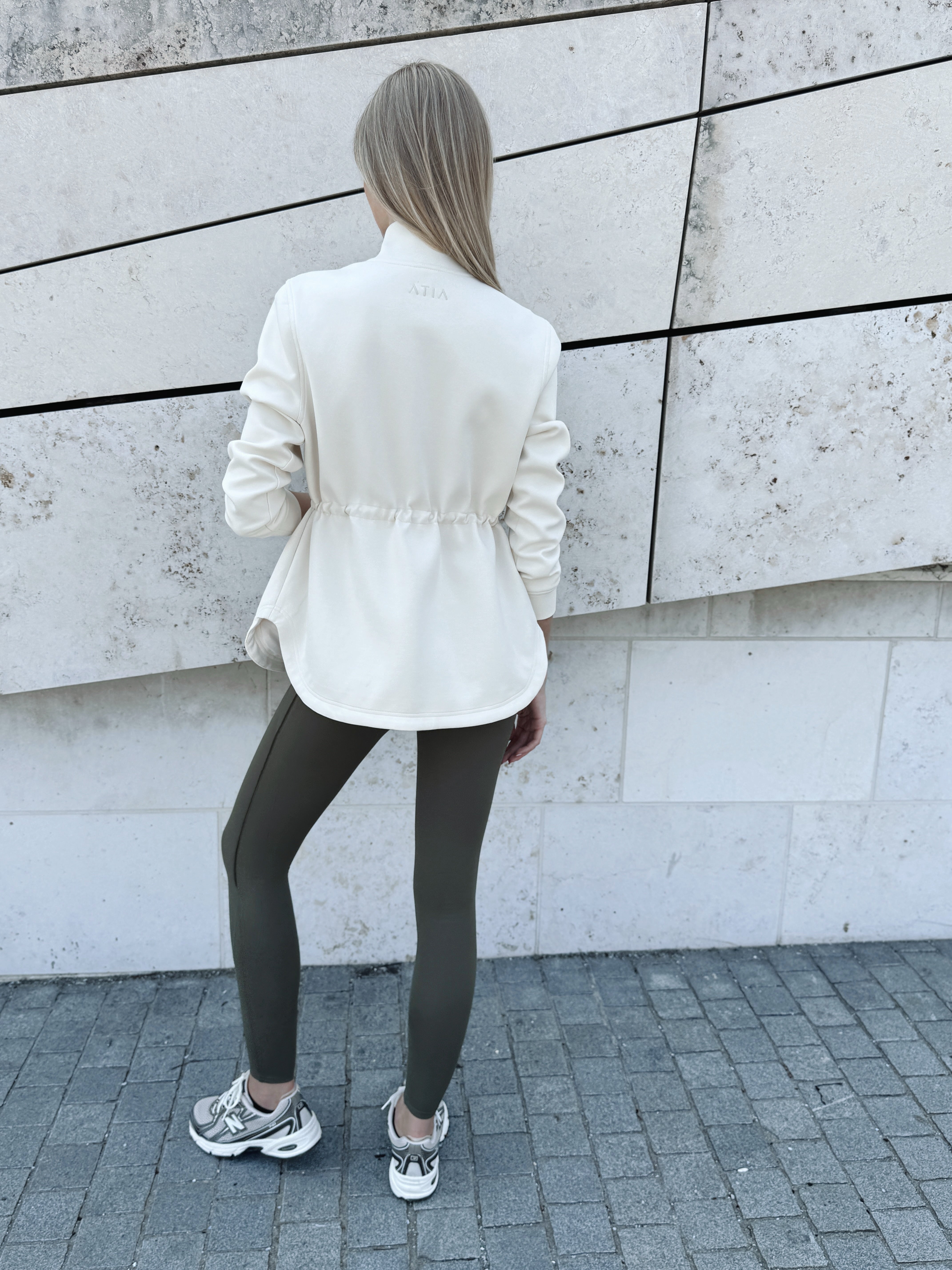 PREVAIL ZIP THROUGH JACKET - CREAM