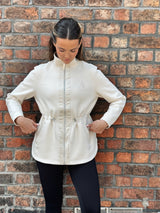PREVAIL ZIP THROUGH JACKET - CREAM