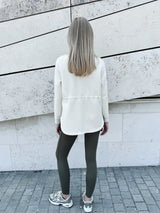 PREVAIL ZIP THROUGH JACKET - CREAM