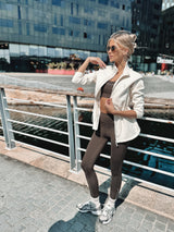 PREVAIL ZIP THROUGH JACKET - CREAM
