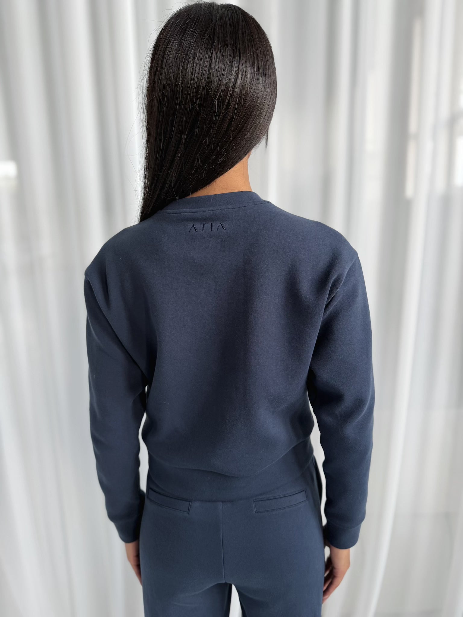 PRIME CREW SWEATSHIRT - NAVY