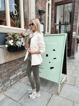 PREVAIL ZIP THROUGH JACKET - CREAM