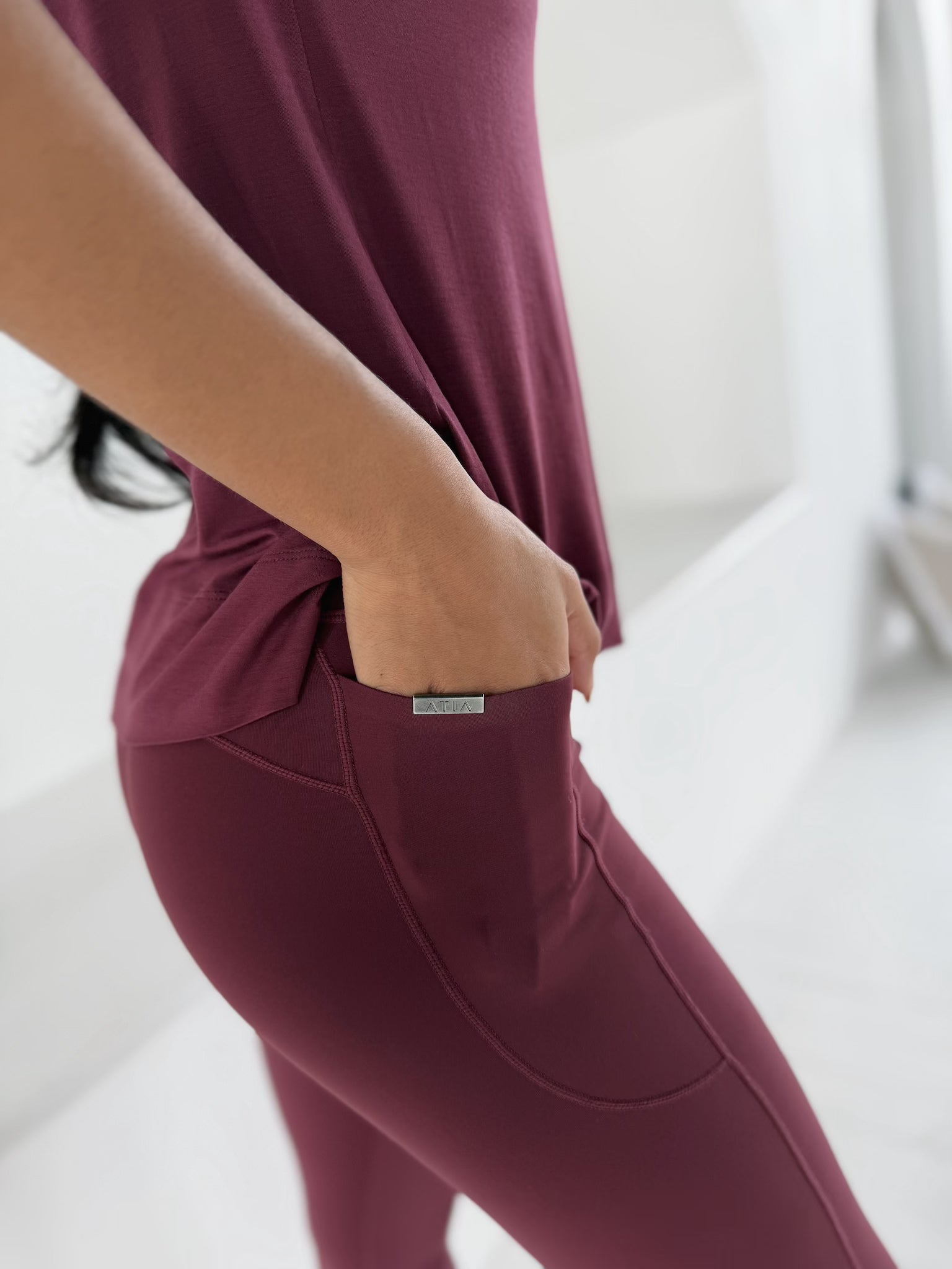 FLEX LEGGINGS - WINE