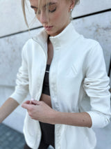 PREVAIL ZIP THROUGH JACKET - CREAM