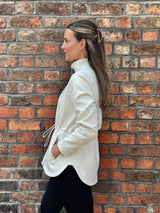 PREVAIL ZIP THROUGH JACKET - CREAM