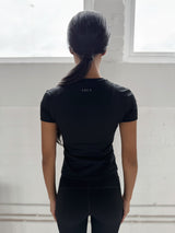 DEFINE SCULPT TEE - BLACK