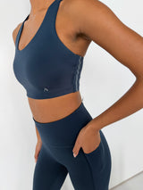 BREATHE SPORTS BRA - NAVY