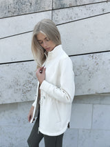 PREVAIL ZIP THROUGH JACKET - CREAM
