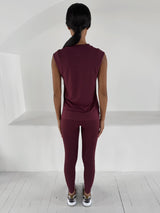 FLEX LEGGINGS - WINE