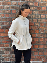 PREVAIL ZIP THROUGH JACKET - CREAM