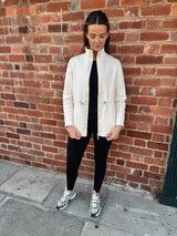 PREVAIL ZIP THROUGH JACKET - CREAM