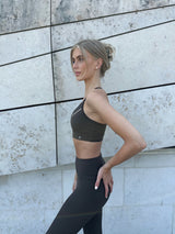 BALANCE SPORTS BRA - TURKISH COFFEE