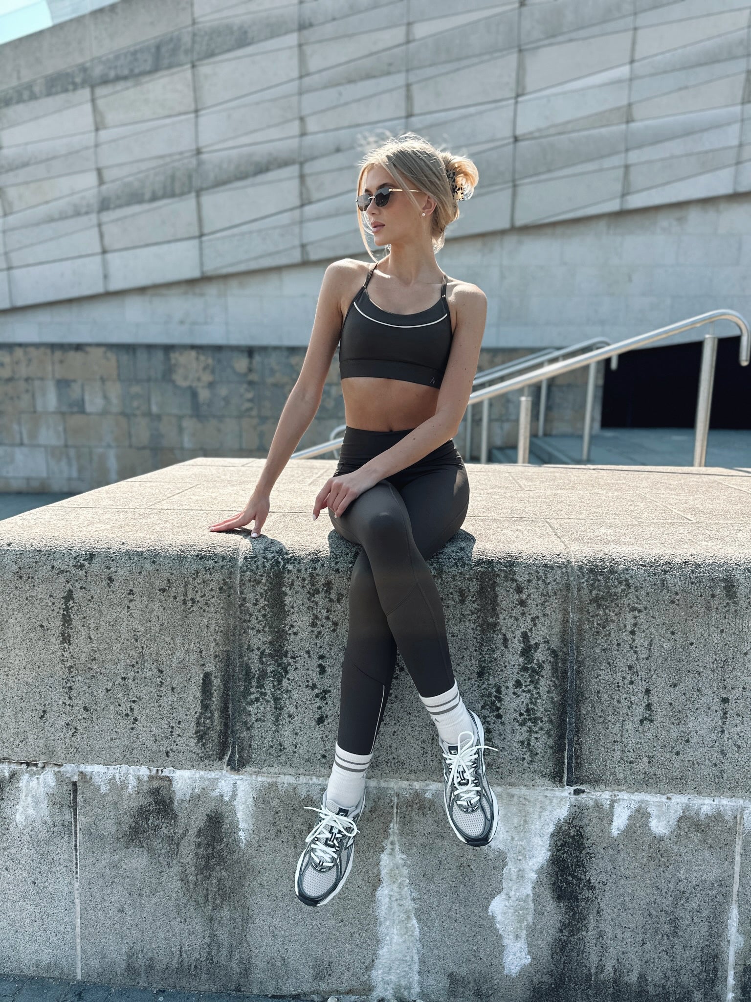 BALANCE SPORTS BRA - TURKISH COFFEE