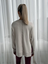 MOTION FRENCH TERRY SWEAT - STONE