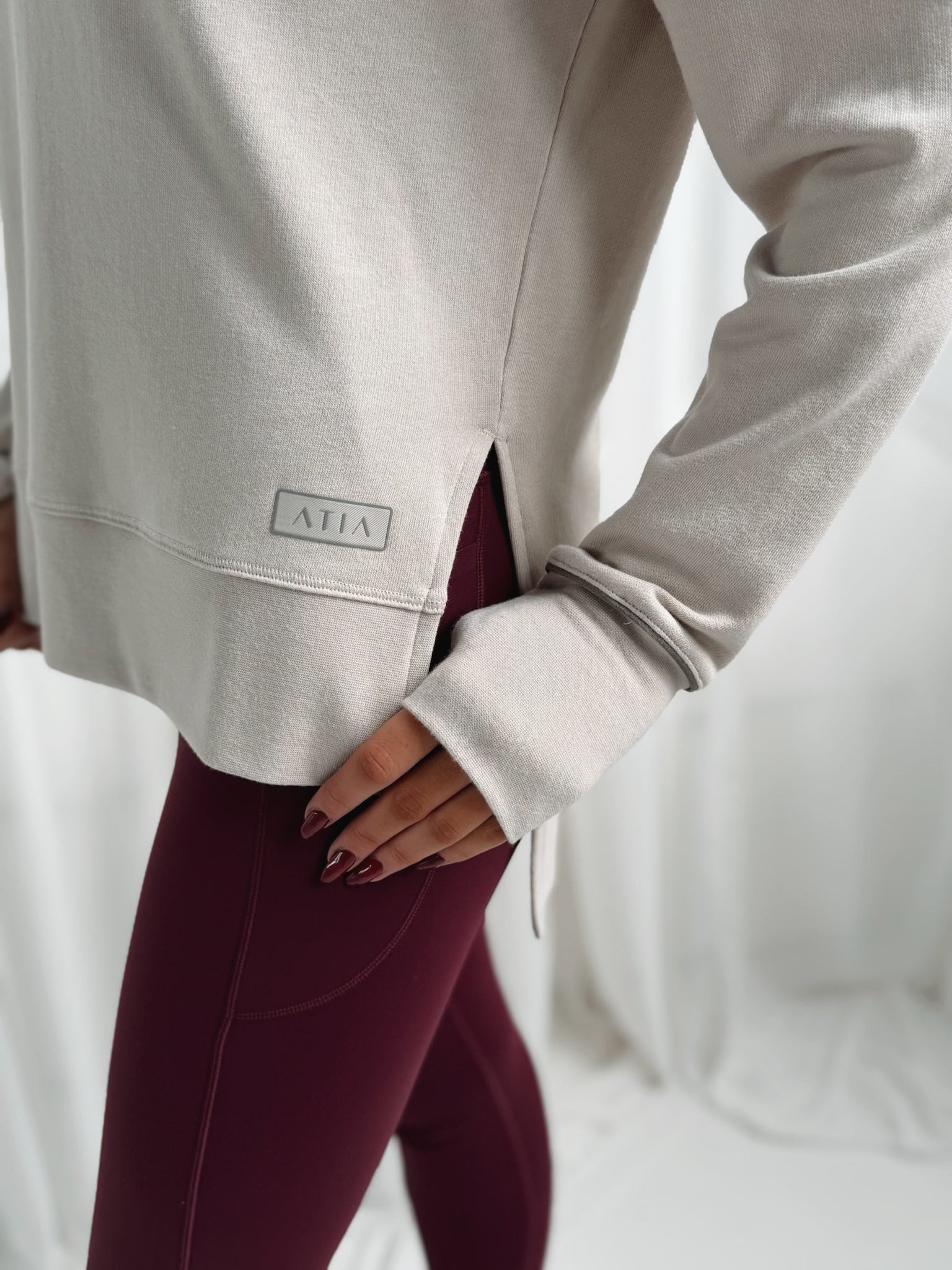 MOTION FRENCH TERRY SWEAT - STONE