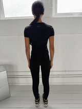 DEFINE SCULPT TEE - BLACK