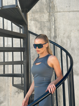 RAISE BUILT-IN-BRA VEST - TURBULENCE