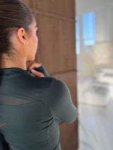 HORIZON LONG SLEEVE TOP - DEEP FOREST