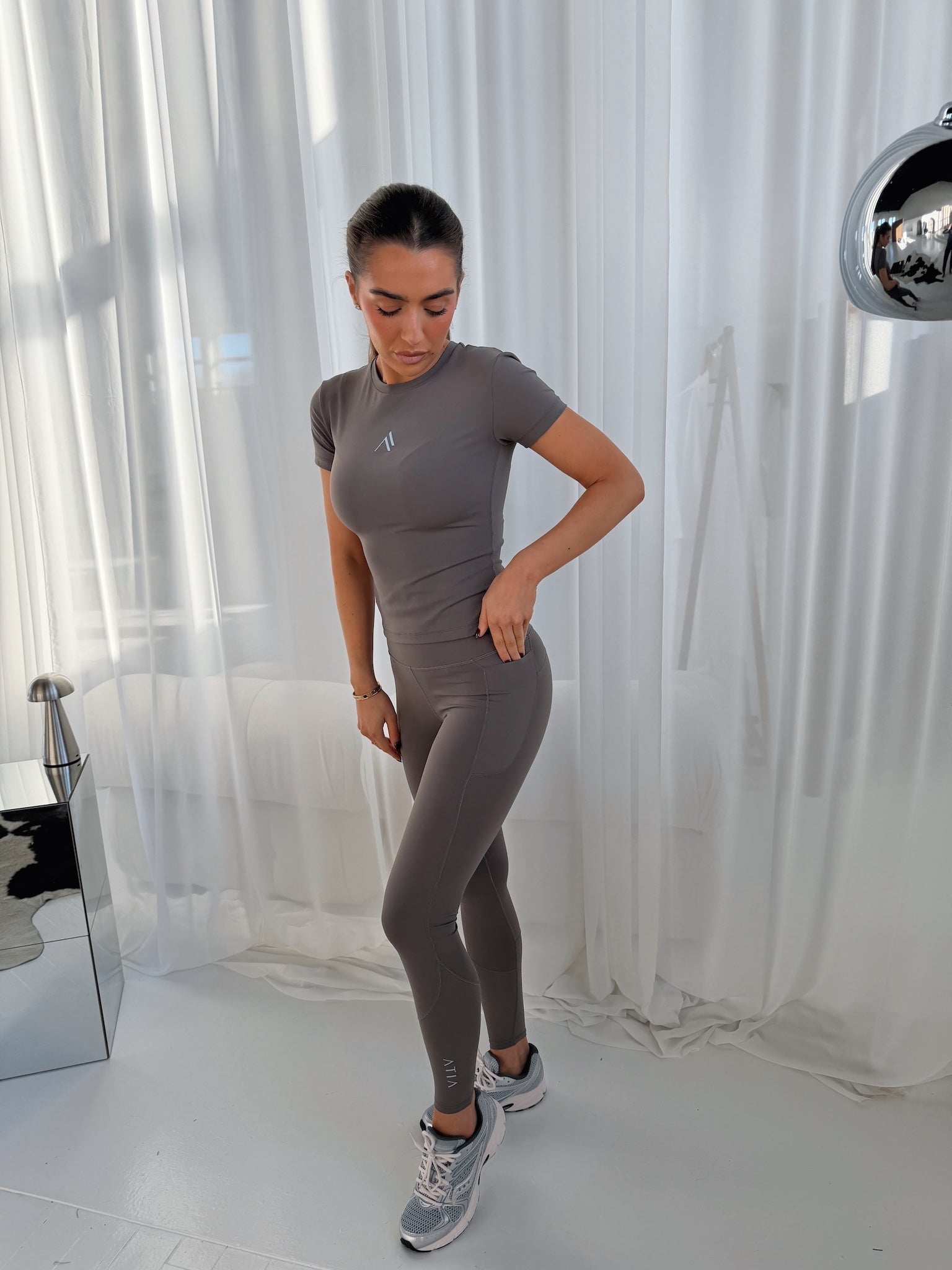 FLEX LEGGINGS - TRUFFLE