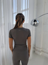 DEFINE SCULPT TEE - TRUFFLE