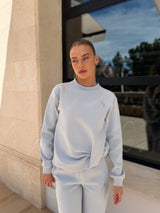 AIRE TUCK SWEATSHIRT - SHORE