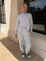 AIRE TUCK SWEATSHIRT - SHORE