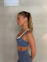 RISE DOUBLE LAYER SPORTS BRA - TIDE