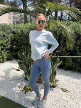 AIRE TUCK SWEATSHIRT - SHORE