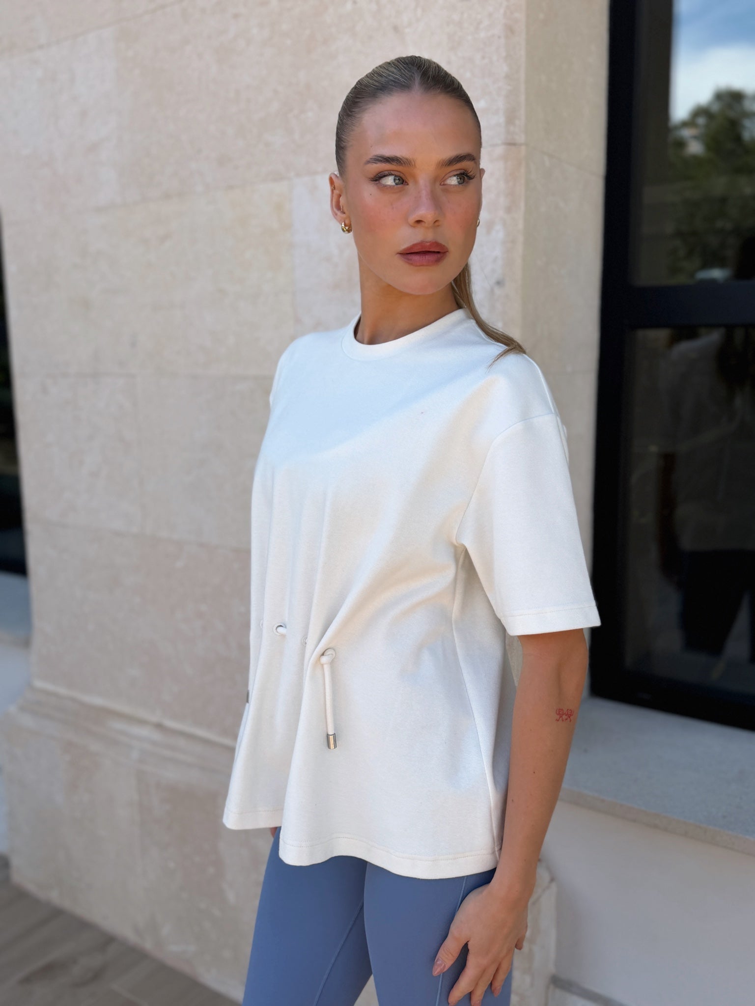 DREAMER OVERSIZED TEE - CLOUD