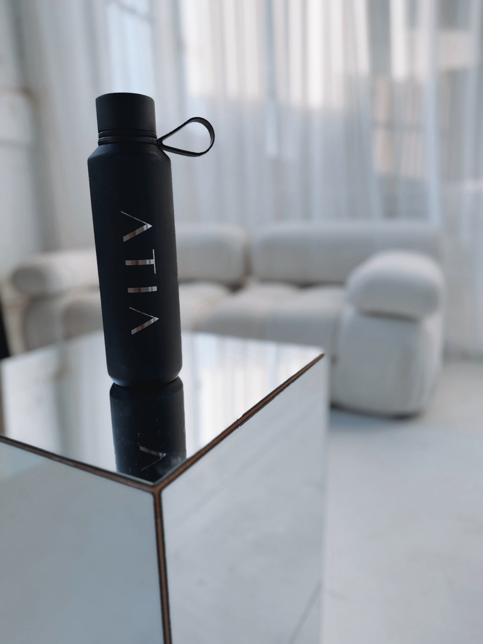 REVIVE STEEL WATER BOTTLE - BLACK