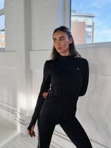 ASPIRE ZIP UP JACKET - BLACK