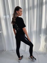 DIRECTION LEGGINGS - BLACK