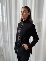 PREVAIL ZIP THROUGH JACKET - BLACK