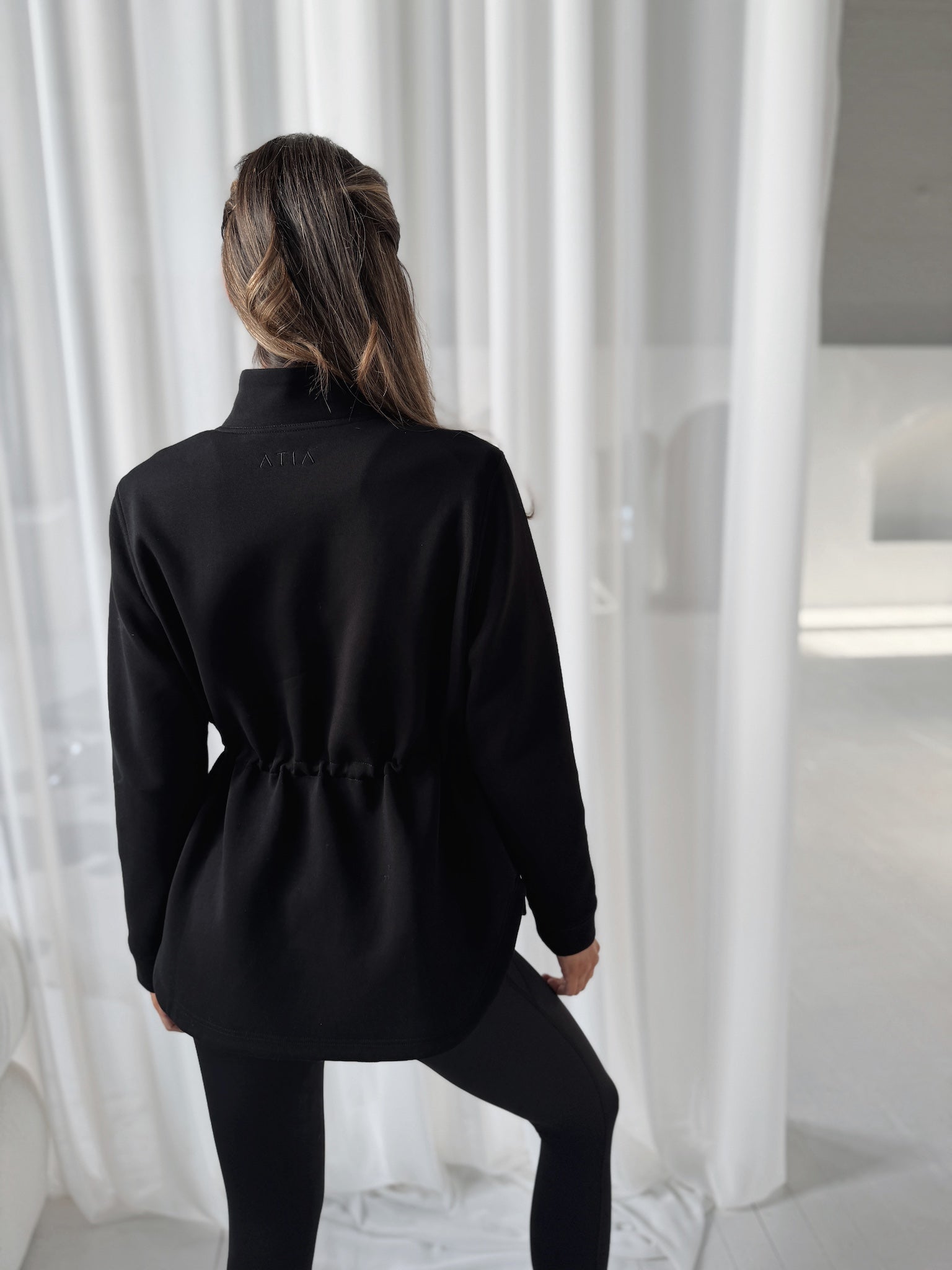 PREVAIL ZIP THROUGH JACKET - BLACK