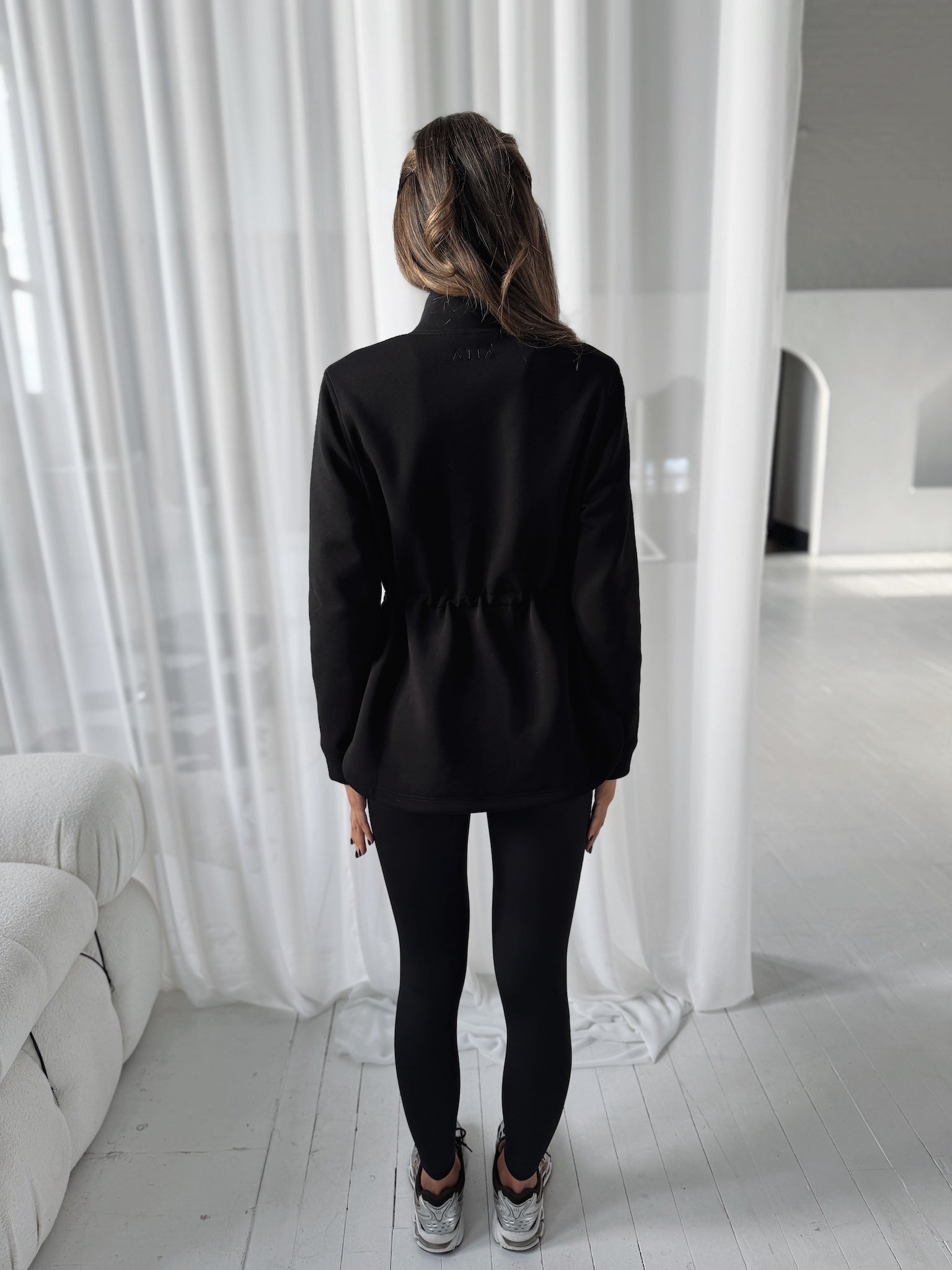 PREVAIL ZIP THROUGH JACKET - BLACK