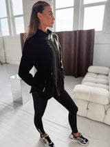 PREVAIL ZIP THROUGH JACKET - BLACK