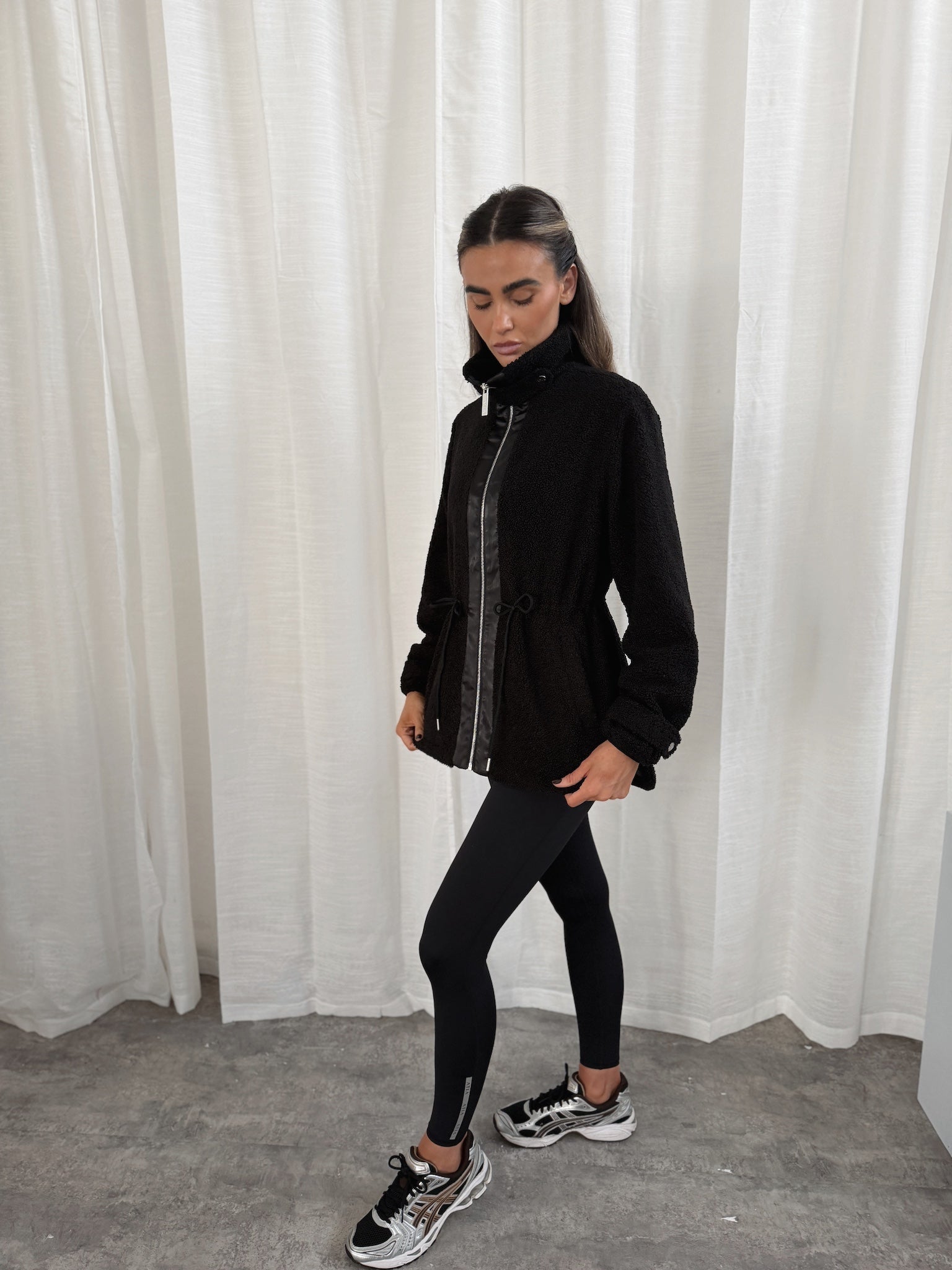 FREEDOM SHERPA JACKET - BLACK