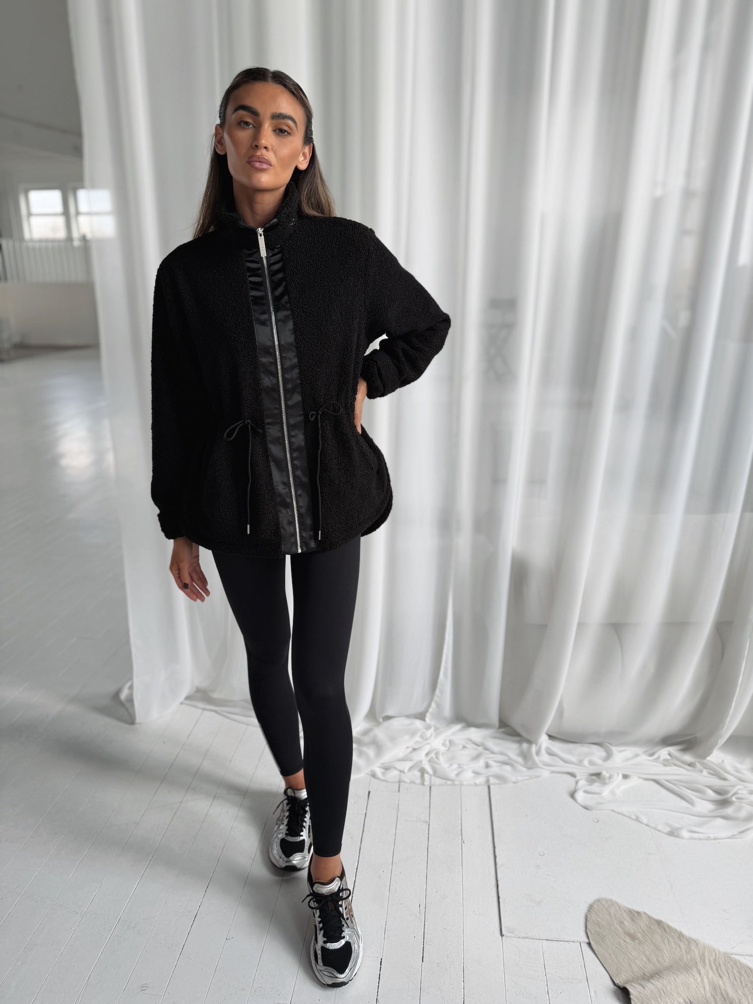 FREEDOM SHERPA JACKET - BLACK