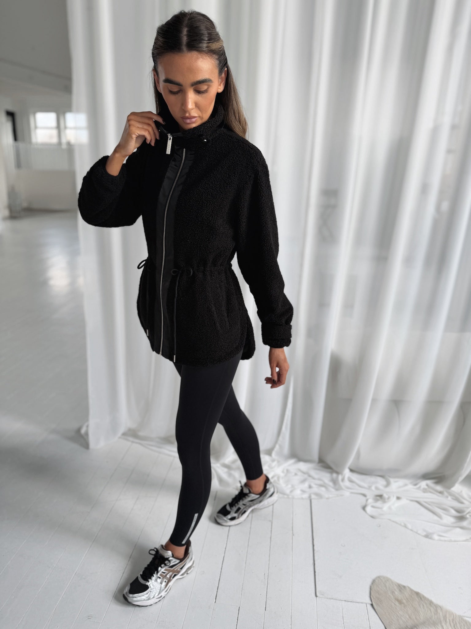 FREEDOM SHERPA JACKET - BLACK